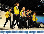 Vorstellung der offiziellen Kleidung der Wintersportler für die olympischen Winterspiele in Vancouver 2010 in Kanada durch den DOSB am 29.10.2009 (Foto: Ingrid Grissmann)